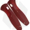 Allen Putman Benchmade Barrage Custom Sculpted G-10 Replacement Scales (Red)