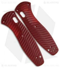 Allen Putman Benchmade Barrage Custom Sculpted G-10 Replacement Scales (Red)