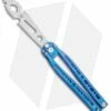 Artisan Cutlery Kinetic-Tool Automatic Butterfly Tool Blue Titanium (4" SW)