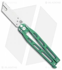 Artisan Cutlery Kinetic-Tool Automatic Butterfly Tool Green Ti (2.8" SW)