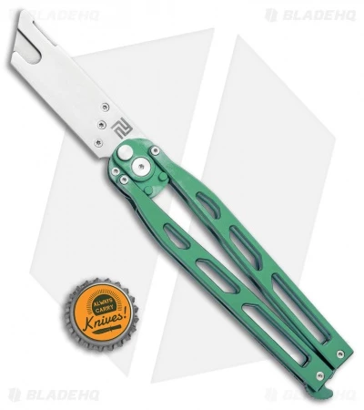 Artisan Cutlery Kinetic-Tool Automatic Butterfly Tool Green Ti (2.8" SW) 4 Artisan Cutlery Kinetic-Tool Automatic Butterfly Tool Green Ti (2.8" SW) - Image 4