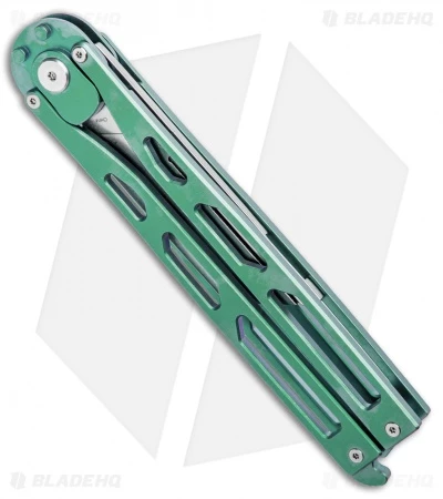 Artisan Cutlery Kinetic-Tool Automatic Butterfly Tool Green Ti (2.8" SW) 2 Artisan Cutlery Kinetic-Tool Automatic Butterfly Tool Green Ti (2.8" SW) - Image 2