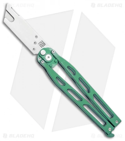 Artisan Cutlery Kinetic-Tool Automatic Butterfly Tool Green Ti (2.8" SW) 1 Artisan Cutlery Kinetic-Tool Automatic Butterfly Tool Green Ti (2.8" SW)
