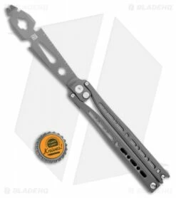 Artisan Cutlery Kinetic-Tool Automatic Butterfly Tool Gray Steel (4" Gray) -Kershaw Sales Shop Artisan Cutlery Kinetic Tool Auto Butterfly Tool Gray Aluminum Gray 1831 GY BHQ 107382 jr bottlecap