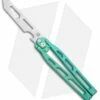 Artisan Cutlery Kinetic-Tool Automatic Butterfly Tool Green Ti (4" Satin)
