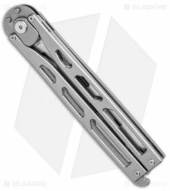 Artisan Cutlery Kinetic-Tool Automatic Butterfly Tool Gray Ti (4" Satin) -Kershaw Sales Shop Artisan Cutlery Kinetic Tool Auto Butterfly Tool Gray Ti Satin 1823G GY BHQ 94480 jr side