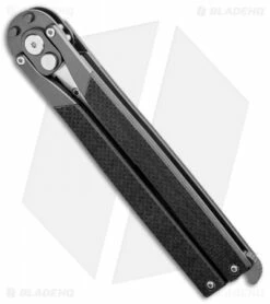 Artisan Cutlery Kinetic-Tool Automatic Butterfly Tool Flat Black G-10 (2.8" SW) -Kershaw Sales Shop Artisan Cutlery Kinetic Tool Auto Butterfly Tool Opener Curved Black G 10 1823PO BKF BHQ 95868 jr side