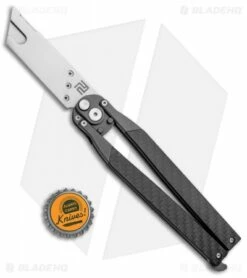 Artisan Cutlery Kinetic-Tool Automatic Butterfly Tool Carbon Fiber (2.8" SW) -Kershaw Sales Shop Artisan Cutlery Kinetic Tool Auto Butterfly Tool Opener Curved CF 1823PO CF BHQ 95870 jr bottlecap