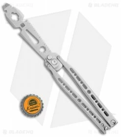 Artisan Cutlery Kinetic-Tool Automatic Butterfly Tool Stonewash Steel (4" SW) -Kershaw Sales Shop Artisan Cutlery Kinetic Tool Auto Butterfly Tool SW Steel SW BHQ 112057 jr bottlecap