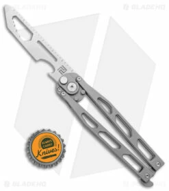 Artisan Cutlery Kinetic-Tool Automatic Butterfly Tool Titanium (3.3" Stonewash) -Kershaw Sales Shop Artisan Cutlery Kinetic Tool Auto Butterfly Tool Ti SW BHQ 144900 jr bottlecap