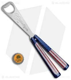 BB Barfly Bottle Opener Butterfly Trainer (Wild American Flag) 5 BB Barfly Bottle Opener Butterfly Trainer (Wild American Flag) -Kershaw Sales Shop BB Barfly Bottle Opener Butterfly Trainer Wild American Flag BHQ 83042 jr bottlecap