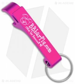 BB Barfly Pro V3 Blue/White BHQ Edition Standard Bottle Opener Butterfly -Kershaw Sales Shop BB Barfly Pro V3 Blue White BHQ Edition Knife Style Bottle Opener Butterfly BHQ 131885 jr keychain