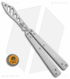 BB Barfly Pro V3 Laser Etched Edition Butterfly Knife White -Kershaw Sales Shop BB Barfly Pro V3 Laser Etched Edition Butterfly Knife White White BHQ 141779 td size