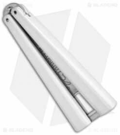 BB Barfly Bottle Opener Butterfly Trainer (White) -Kershaw Sales Shop BB Barfly White Bottle Opener Butterfly Trainer BHQ 131855 jr side