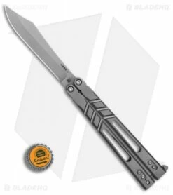 BRS Alpha Beast 3.0 Balisong Butterfly Knife Titanium (4.5" Bead Blast) 7 BRS Alpha Beast 3.0 Balisong Butterfly Knife Titanium (4.5" Bead Blast) -Kershaw Sales Shop BRS Alpha Beast Bali TI SW BHQ 12414 er bottlecap 2
