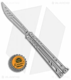 BRS Barebones Trainer Balisong Butterfly Knife (4.375" Dull Blade) -Kershaw Sales Shop BRS Barebones Trainer dull blade BHQ 67309 er bottlecap 2