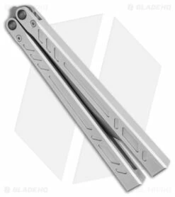 BRS Barebones Balisong Butterfly Knife Aluminum Channel (4.5" SW) -Kershaw Sales Shop BRS Butterfly Knife Aluminum Channel Live Blade BHQ 140189 td spine jr