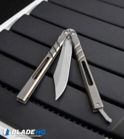 BRS Channel Alpha Beast Balisong Butterfly Knife Titanium (4.5" Stonewash) CHAB 11 BRS Channel Alpha Beast Balisong Butterfly Knife Titanium (4.5" Stonewash) CHAB -Kershaw Sales Shop BRS Channel Alpha Beast Balisong Butterfly Knife Titanium Stonewash CHAB BHQ 87554 kp raptor vent web