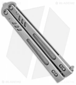 BRS Hybrid Replicant Standard Balisong Butterfly Knife Titanium (4.6" SW) 6 BRS Hybrid Replicant Standard Balisong Butterfly Knife Titanium (4.6" SW) -Kershaw Sales Shop BRS Hybrid Replicant Standard Balisong Butterfly Ti SW BHQ 136366 jr side