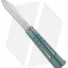 BRS Premium Channel Alpha Beast Balisong Butterfly Knife Blue Ti (4.5") CHAB