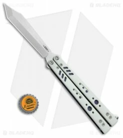 BRS Premium Replicant Balisong Butterfly Knife White G-10/Purple Ti (4.5" SW) 7 BRS Premium Replicant Balisong Butterfly Knife White G-10/Purple Ti (4.5" SW) -Kershaw Sales Shop BRS Premium Replicant Balisong Butterfly White Purple Ti SW BHQ 26711 jr bottlecap 2