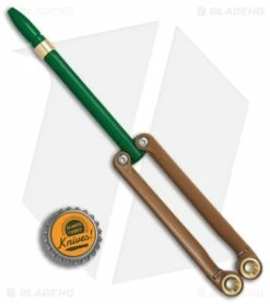 BaliYo By Spyderco Butterfly Pen Fisher Space Pen (Green/Brown) USA Made -Kershaw Sales Shop BaliYo by Spyderco Butterfly Pen Fisher Space Pen Green Brown USA Made BHQ 71877 er bottlecap