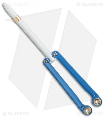 BaliYo By Spyderco Butterfly Pen Fisher Space Pen (Blue/White) USA Made 1 BaliYo By Spyderco Butterfly Pen Fisher Space Pen (Blue/White) USA Made