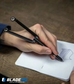 BaliYo By Spyderco Butterfly Pen Fisher Space Pen (Blue/White) USA Made 13 BaliYo By Spyderco Butterfly Pen Fisher Space Pen (Blue/White) USA Made -Kershaw Sales Shop BaliYo by Spyderco Pen Butterfly Flipper Black BHQ 4501 kp in hand lifestyle web 1