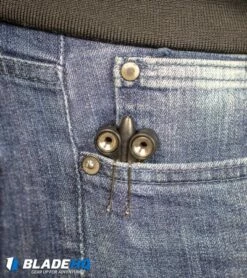 BaliYo By Spyderco Pen Butterfly Flipper (Black) -Kershaw Sales Shop BaliYo by Spyderco Pen Butterfly Flipper Black BHQ 4501 kp in pocket web 6