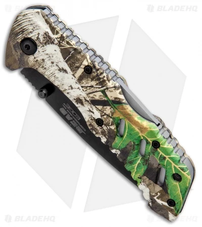 Bear Edge Mossy Oak Spring Assisted Knife (3" Black) 61120 2 Bear Edge Mossy Oak Spring Assisted Knife (3" Black) 61120 - Image 2