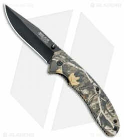 Bear Edge Sideliner 4.5" Spring Assisted Knife Camo Zytel (3.25" Black) 61119