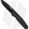 Bear Edge 4.5" Spring Assisted Knife Textured Black G-10 (3.25" Black) 61100