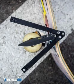 Bear OPS Bear Song II Butterfly Black G-10 Knife (4.5" Black) B-200-B4-B -Kershaw Sales Shop Bear OPS Bear Song II Butterfly Black G 10 Knife Black B 200 B4 B BHQ 36268 kp skate web