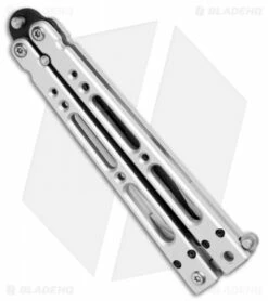 Bear OPS Bear Song IV Butterfly Knife Aluminum W/Trainer (4.38" Black) B-400B+TR -Kershaw Sales Shop Bear OPS Bear Song IV Butterfly Aluminum with Trainer Black B 400 B TR BHQ 74868 jr spine