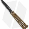 Bear OPS Bear Song IV Butterfly Knife Coyote Al (4.38" Black) B-400-AlDDE-B