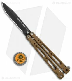 Bear OPS Bear Song IV Butterfly Knife Coyote Al (4.38" Black) B-400-AlDDE-B 7 Bear OPS Bear Song IV Butterfly Knife Coyote Al (4.38" Black) B-400-AlDDE-B -Kershaw Sales Shop Bear OPS Bear Song IV Butterfly Coyote Al Black B 400 AlDDE B BHQ 99613 jr bottlecap