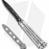Bear OPS Bear Song IV Butterfly Knife Aluminum W/Trainer (4.38" Black) B-400B+TR