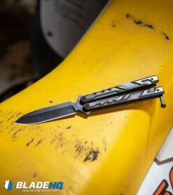 Bear Ops Bear Song VII Butterfly Knife Titanium (4" Black SW) -Kershaw Sales Shop Bear Ops Bear Song VII Butterfly Knife Titanium Black SW BHQ 94479 kp quad seat web