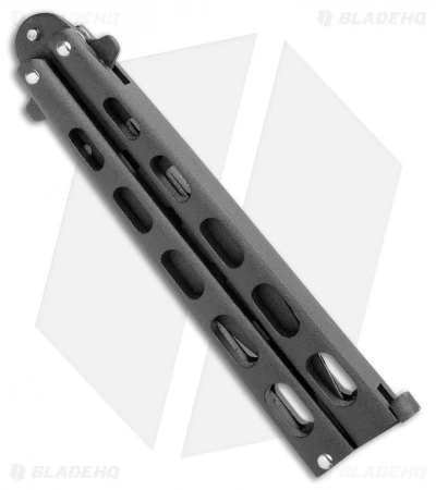 Bear & Son 115BTR Large Butterfly Knife Trainer Black (4" Black) 3 Bear & Son 115BTR Large Butterfly Knife Trainer Black (4" Black) - Image 3