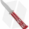 Bear & Son 117 Large Butterfly Knife Red (4" Satin)