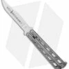 Bear & Son 30th Anniversary 114 Butterfly Knife Silver Vein Zinc (5" Satin)