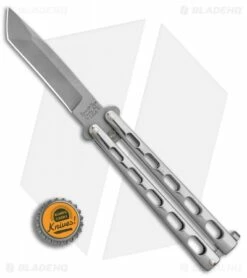 Bear & Son Butterfly Knife Tanto Stainless Steel (4.1" Bead Blast) SS14A -Kershaw Sales Shop Bear Son Butterfly Tanto Stainless Steel BB BHQ 87647 er bottlecap