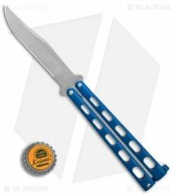 Bear & Son 2-Pack Butterfly Knife Special Blue (114BL + 114BLTR) -Kershaw Sales Shop Bear and Son 2 Pack Butterfly Special Blue BHQ 88811 er sharp bottlecap