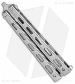 Bear & Son 30th Anniversary SS14-D2 Polished Butterfly Knife (5" Satin) 6 Bear & Son 30th Anniversary SS14-D2 Polished Butterfly Knife (5" Satin) -Kershaw Sales Shop Bear and Son 30th Anniversary SS14 D2 Polished Butterfly BB ANNSS14 D2 BHQ 121783 jr side