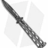 Bear & Son Butterfly Knife Silver Vein (4" Damascus) 115DSV