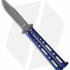 Bear & Son Butterfly Knife Blue Zinc (4" Stonewash)