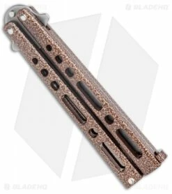 Bear & Son Butterfly Carbon Steel Knife Copper Vein (5" Stonewash) -Kershaw Sales Shop Bear and Son Butterfly Copper Vein SW BHQ 135528 jr side