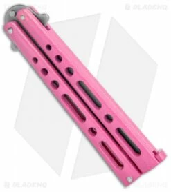 Bear & Son Butterfly Carbon Steel Knife Pink Zinc (5" Stonewash) -Kershaw Sales Shop Bear and Son Butterfly Pnik SW BHQ 135529 jr side