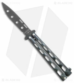 Bear & Son Large Butterfly Knife Trainer Galaxy (4" Black) 115GXTR
