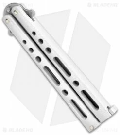 Bear & Son Butterfly White (4" Stonewash) -Kershaw Sales Shop Bear and Son Butterfly White SW BHQ 136412 jr side